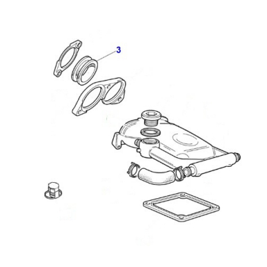 DUCT SEAL SUPERCHARGER TO INTERCOOLER  AJ86925