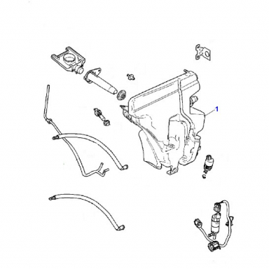 WINDSHIELD WASHER RESERVOIR  C2C35287