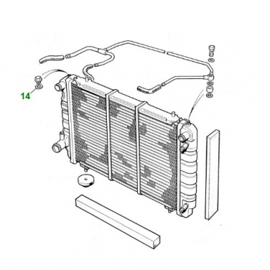 FIBER WASHER FOR BRASS RADIATOR PLUG CAC4723  C930