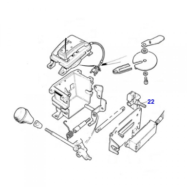 USED SLIDING BLOCK FOR GEAR SHIFT  CCC6941