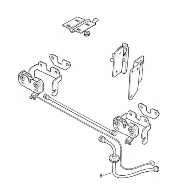 USED TUBE (SLEEVE) FOR HOOD RELEASE CABLE TO LEFT HOOD LATCH