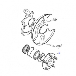 USED HUB ASSEMBLY, FRONT, EITHER SIDE