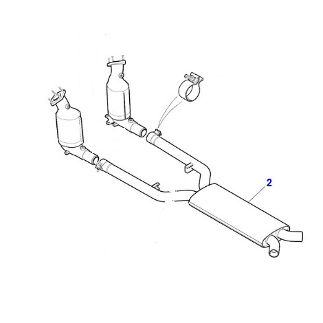 Jagbits Jaguar Parts: EXHAUST INTERMEDIATE PIPE MUFFLER - SPECIAL ORDER ...