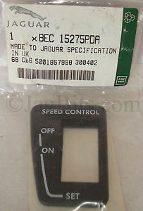 BLACK PLASTIC BEZEL FOR CRUISE CONTROL SWITCH  BEC15275PDA