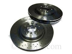 BRAKE ROTOR FRONT BREMBO CROSS DRILLED SET OF TWO  C2N3427