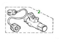 USED IGNITION COLUMN LOCK INCLUDES KEY AND BARREL, DOES NOT INCLUDE THE ELECRICAL PORTION  CBC2722