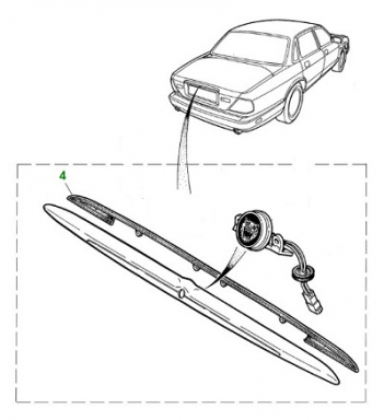 SEAL TRUNK LID FINISHER  HNA6149CA