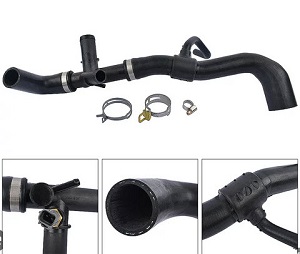 TOP UPPER RADIATOR HOSE AND SENSOR JLM21497