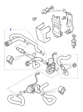 HEATER HOSE ASSEMBLY  MJA6728AC